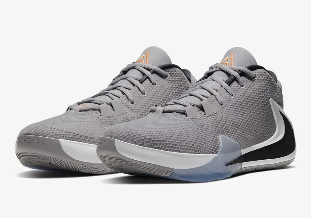 NIKE ZOOM FREAK 1 BASKETBALL SHOES Grey/Oil Grey/Cool Grey Men 8.5 WMNS 10